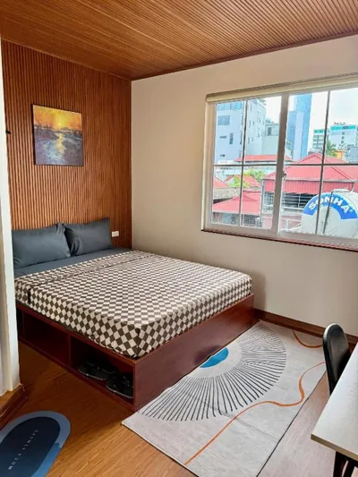 Double Room with Private Bathroom — La Casa Di Dicembre 194 Đội Cấn Alley